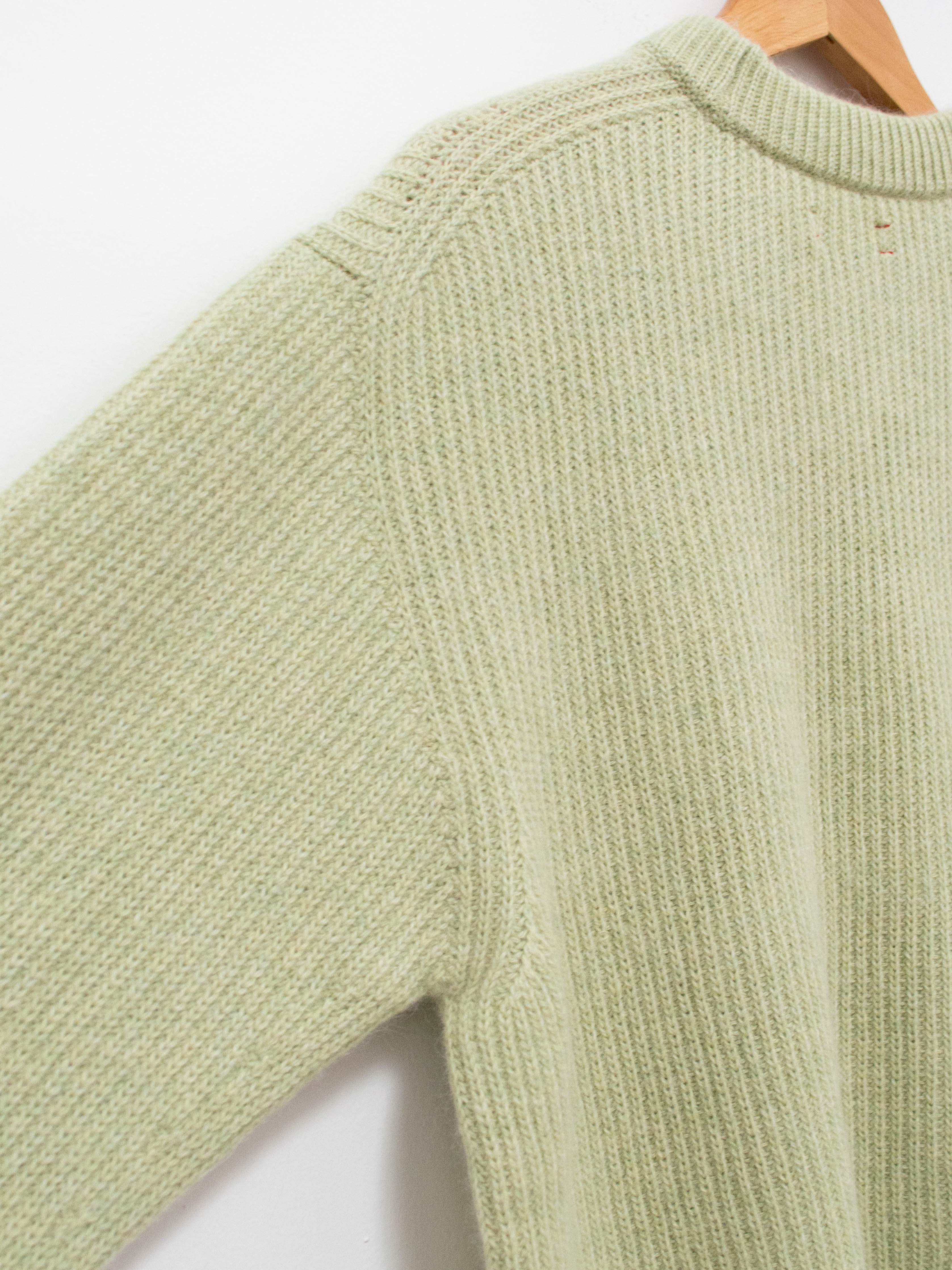 Namu Shop - Unfil Royal Baby Alpaca Sweater - Light Green