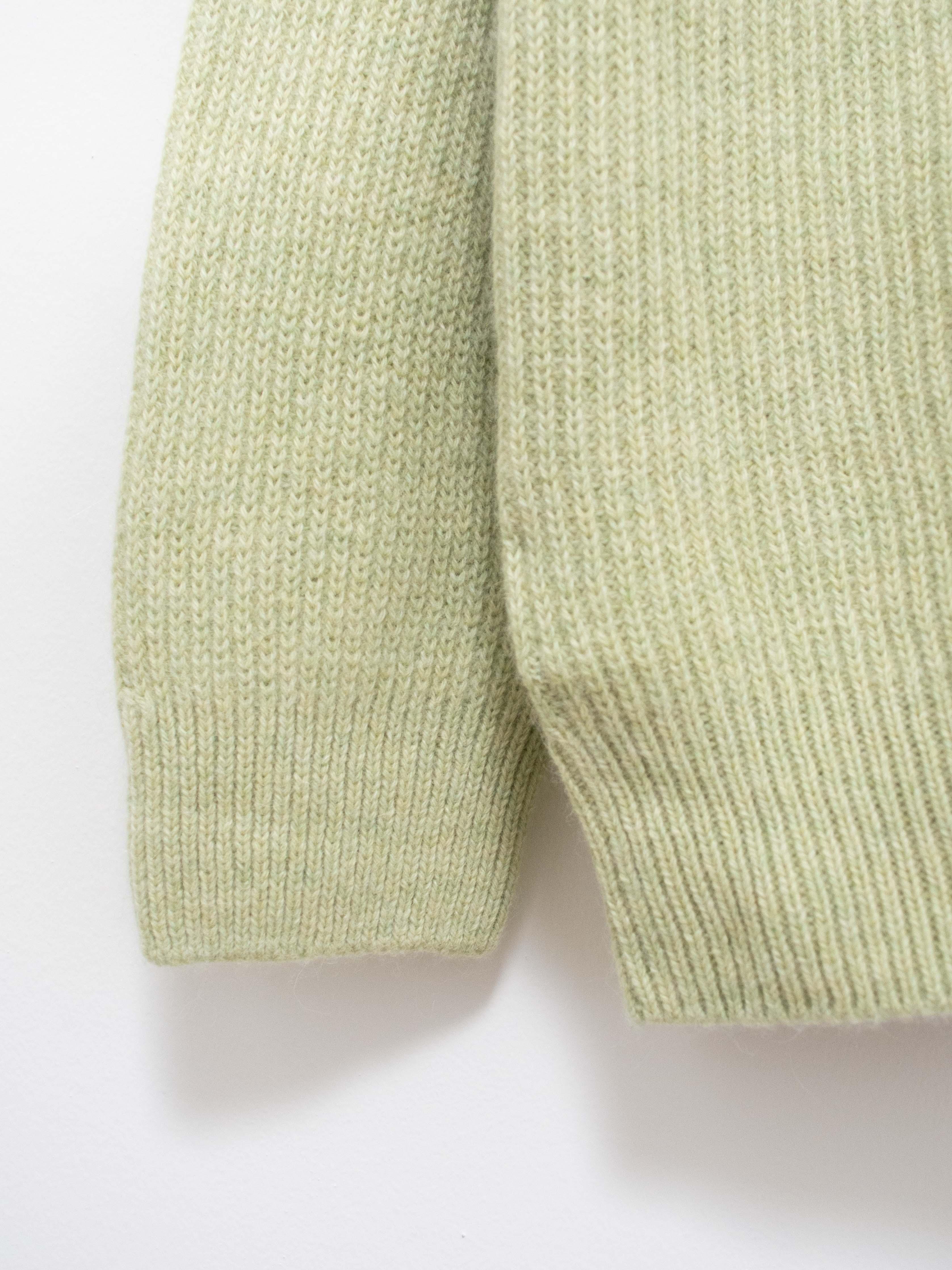 Namu Shop - Unfil Royal Baby Alpaca Sweater - Light Green