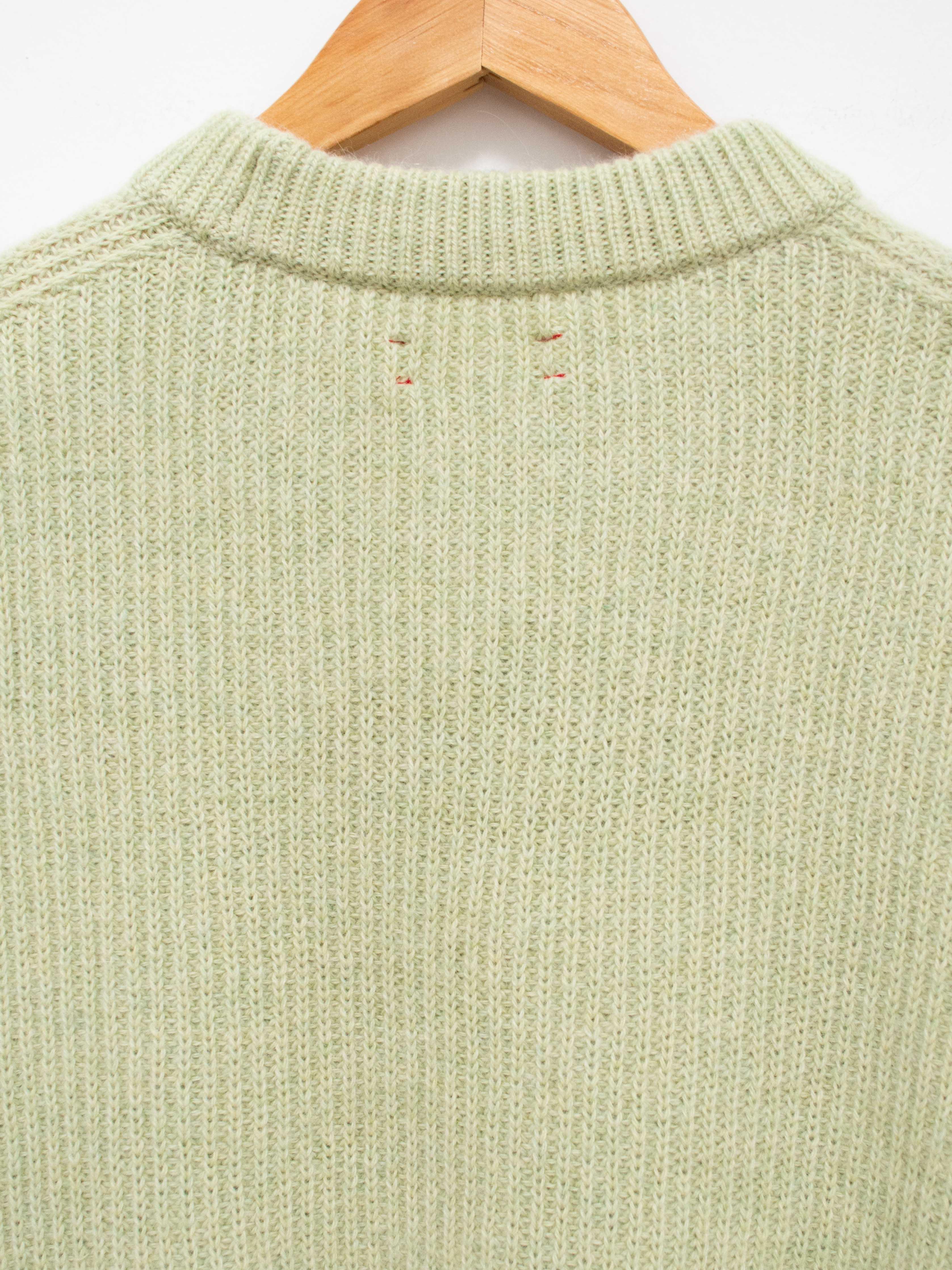 Namu Shop - Unfil Royal Baby Alpaca Sweater - Light Green