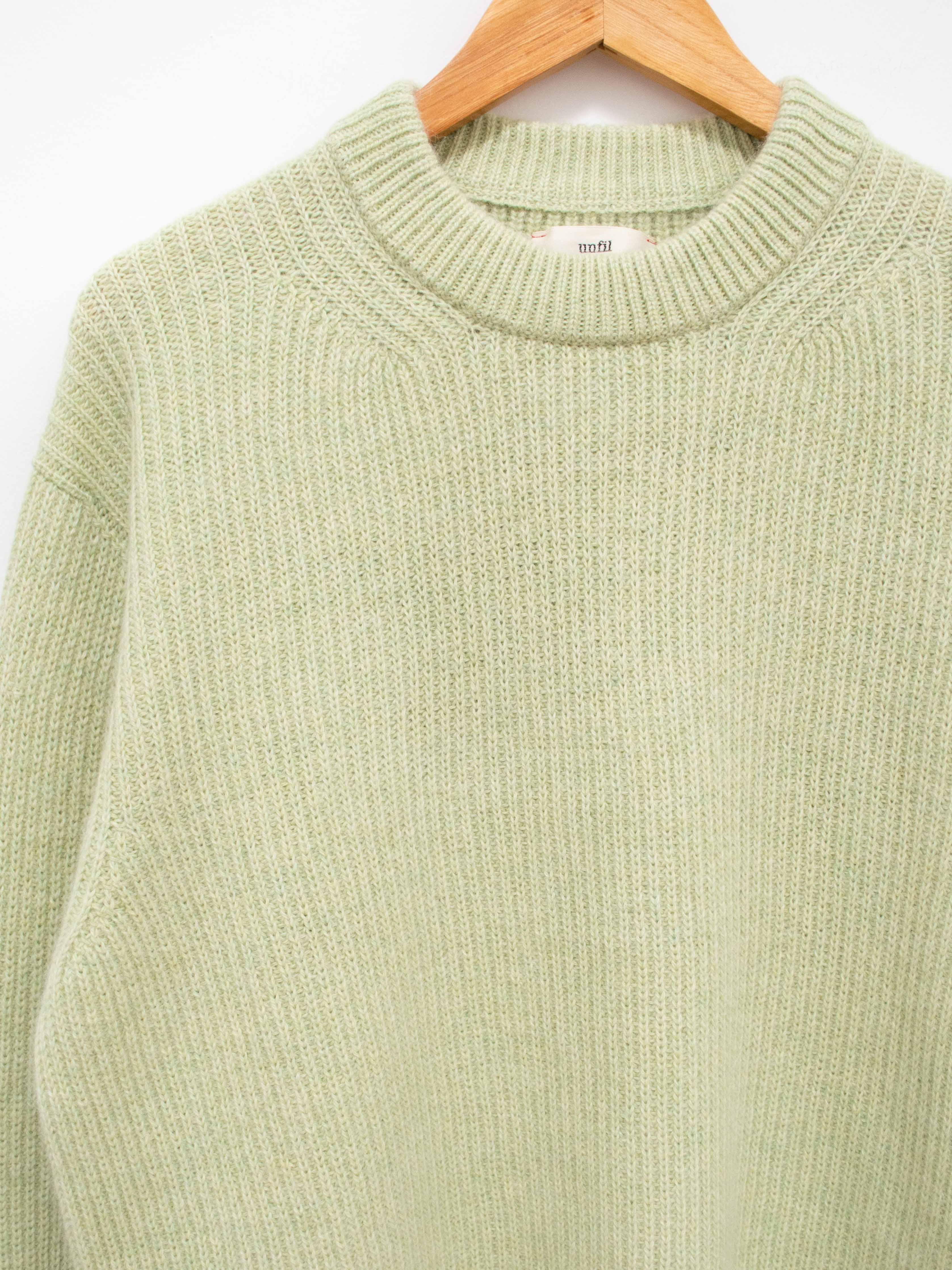 Namu Shop - Unfil Royal Baby Alpaca Sweater - Light Green