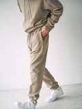 Namu Shop - Unfil Vintage Cotton Fleece Gym Pants - Taupe