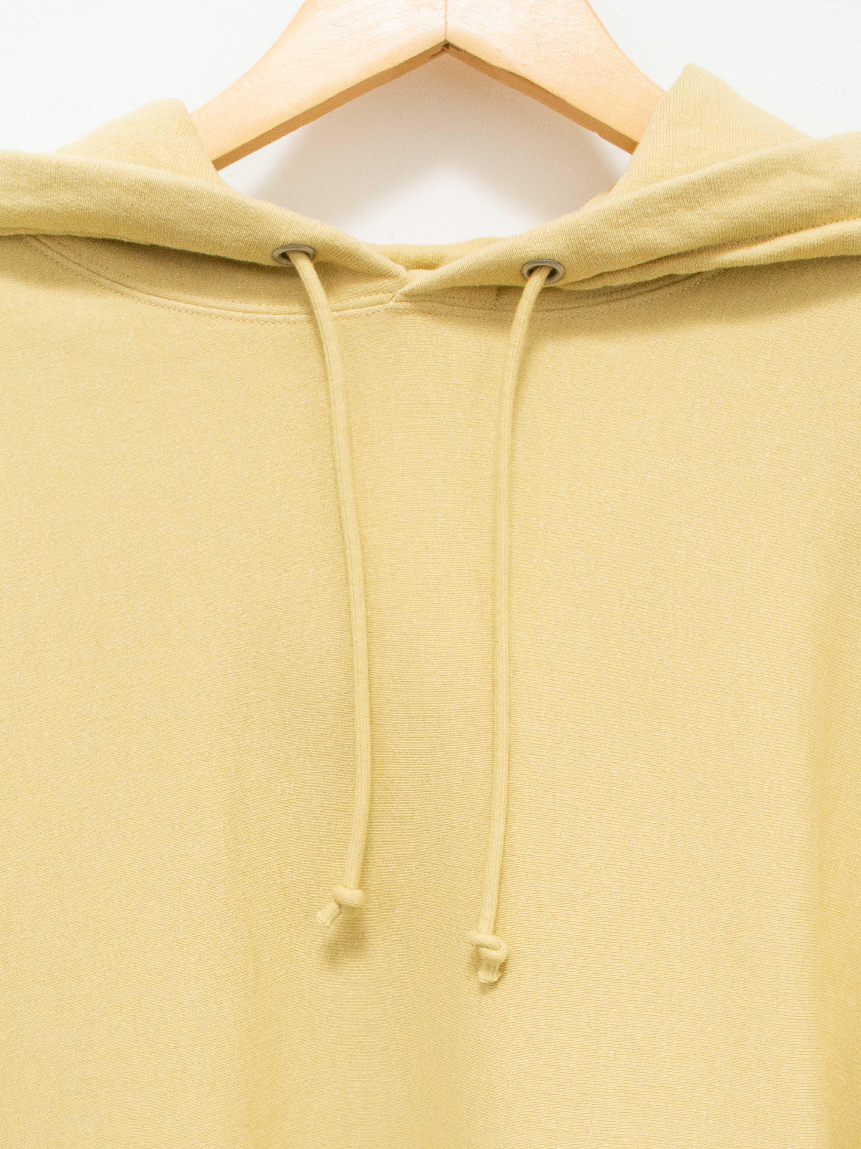 Namu Shop - Unfil Vintage Cotton Fleece Hoodie - Lemon Grass