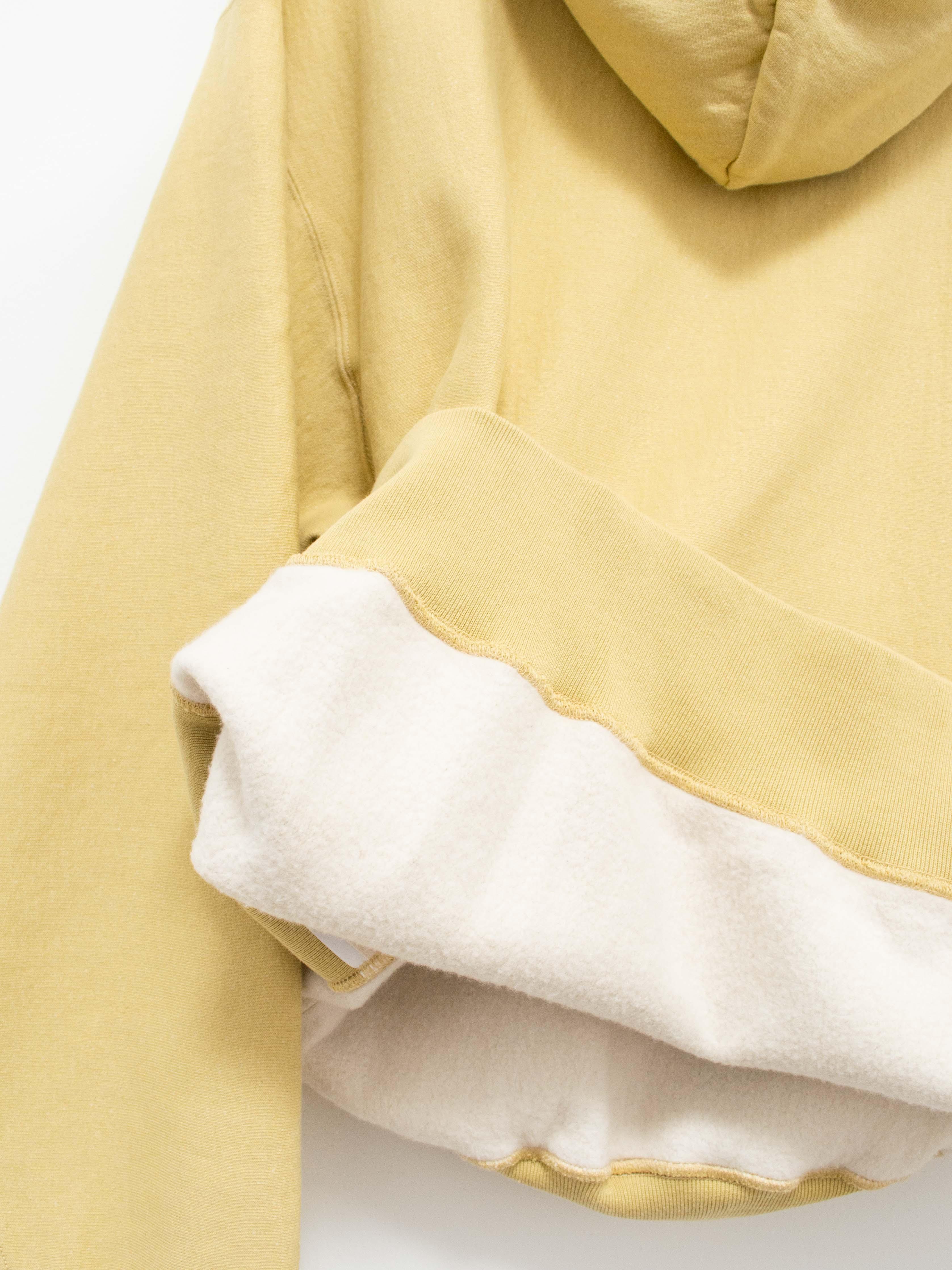 Namu Shop - Unfil Vintage Cotton Fleece Hoodie - Lemon Grass