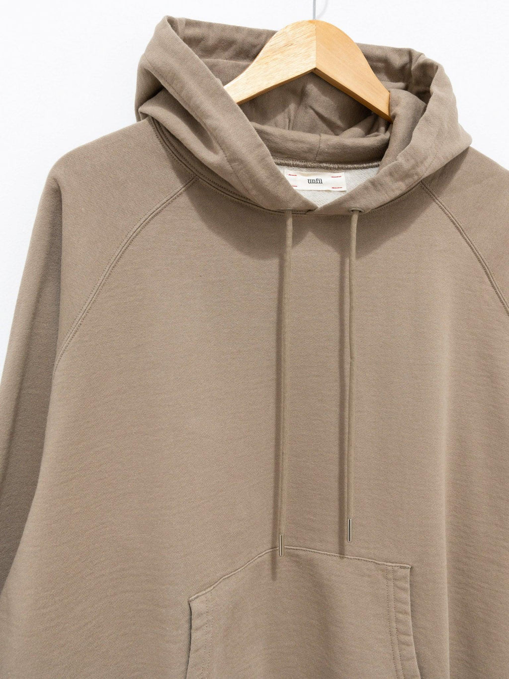 Namu Shop - Unfil Vintage Cotton Fleece Hoodie - Taupe