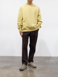 Namu Shop - Unfil Vintage Cotton Fleece Pullover - Lemon Grass