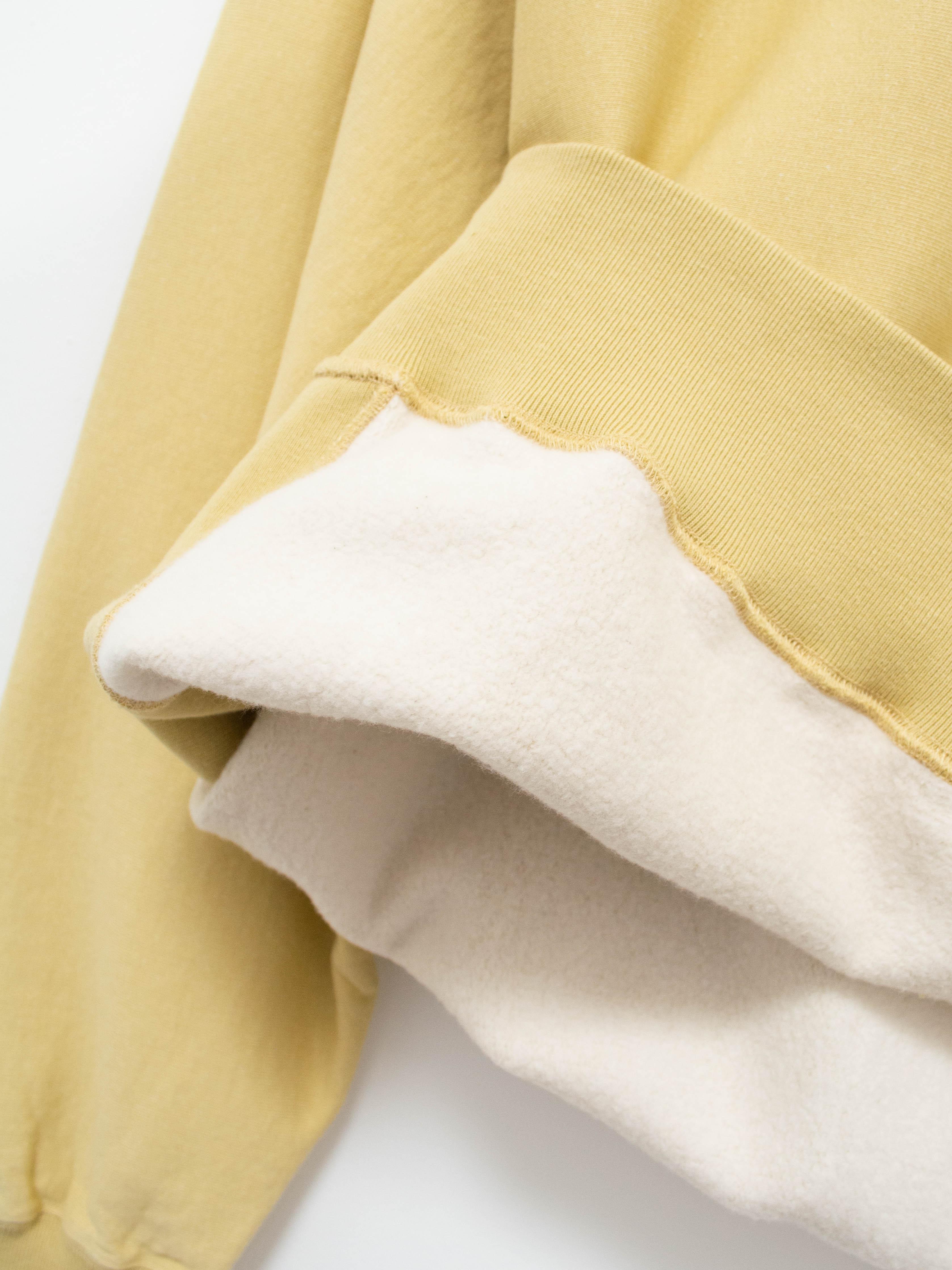 Namu Shop - Unfil Vintage Cotton Fleece Pullover - Lemon Grass