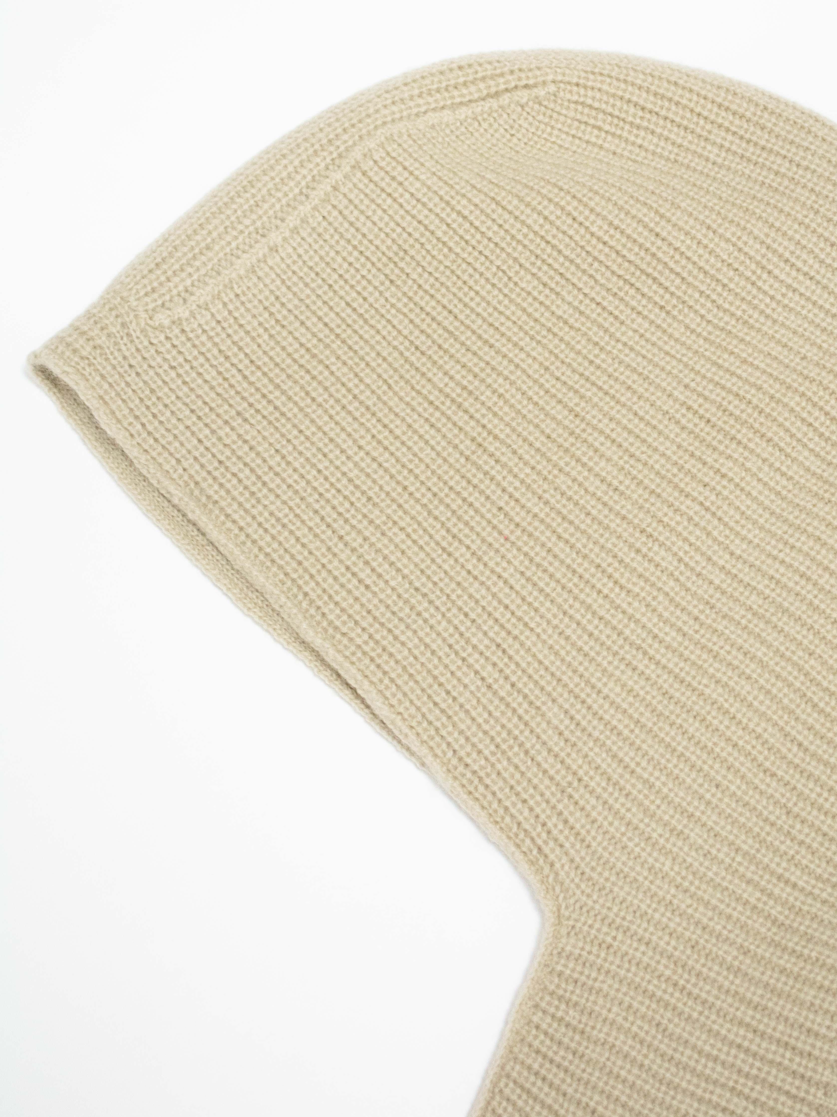 Namu Shop - Unfil Wool Cashmere Hood - Grass Beige