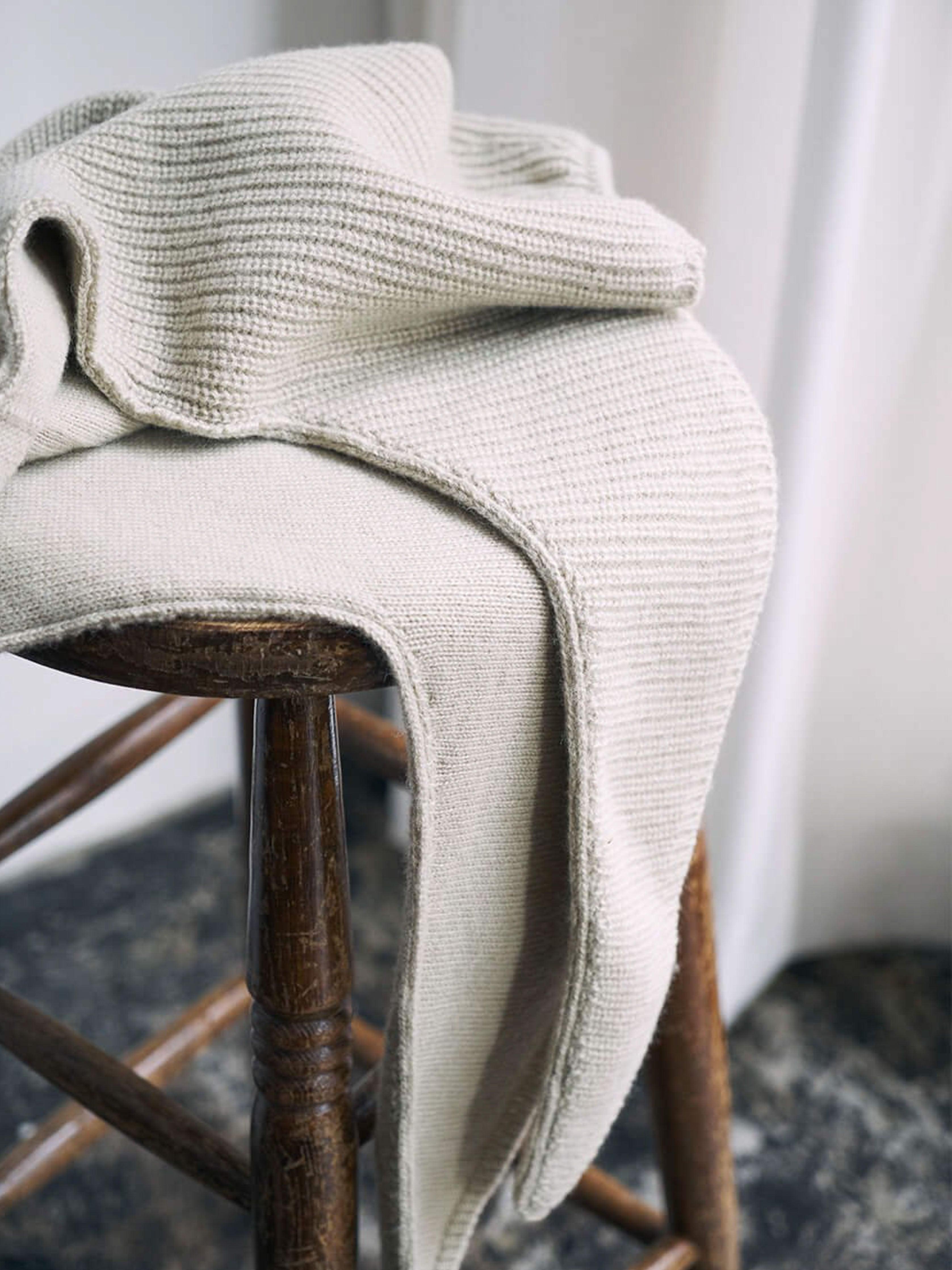 Namu Shop - Unfil Wool Cashmere Hood - Grass Beige