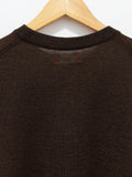 Namu Shop - Unfil Worsted Yak Fine Gauge Knit Sweater - Natural Brown
