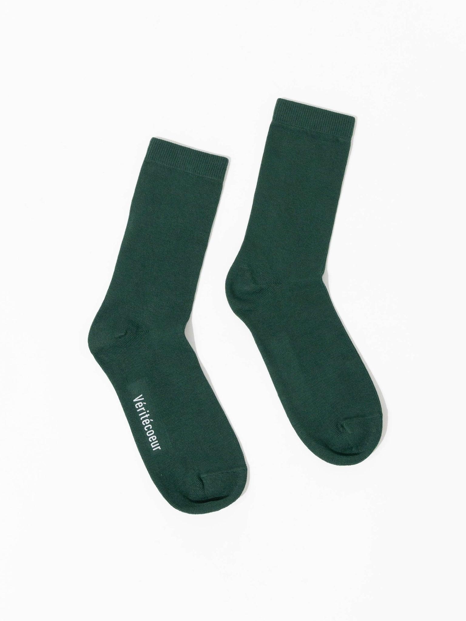 Namu Shop - Veritecoeur Ankle Socks - Green