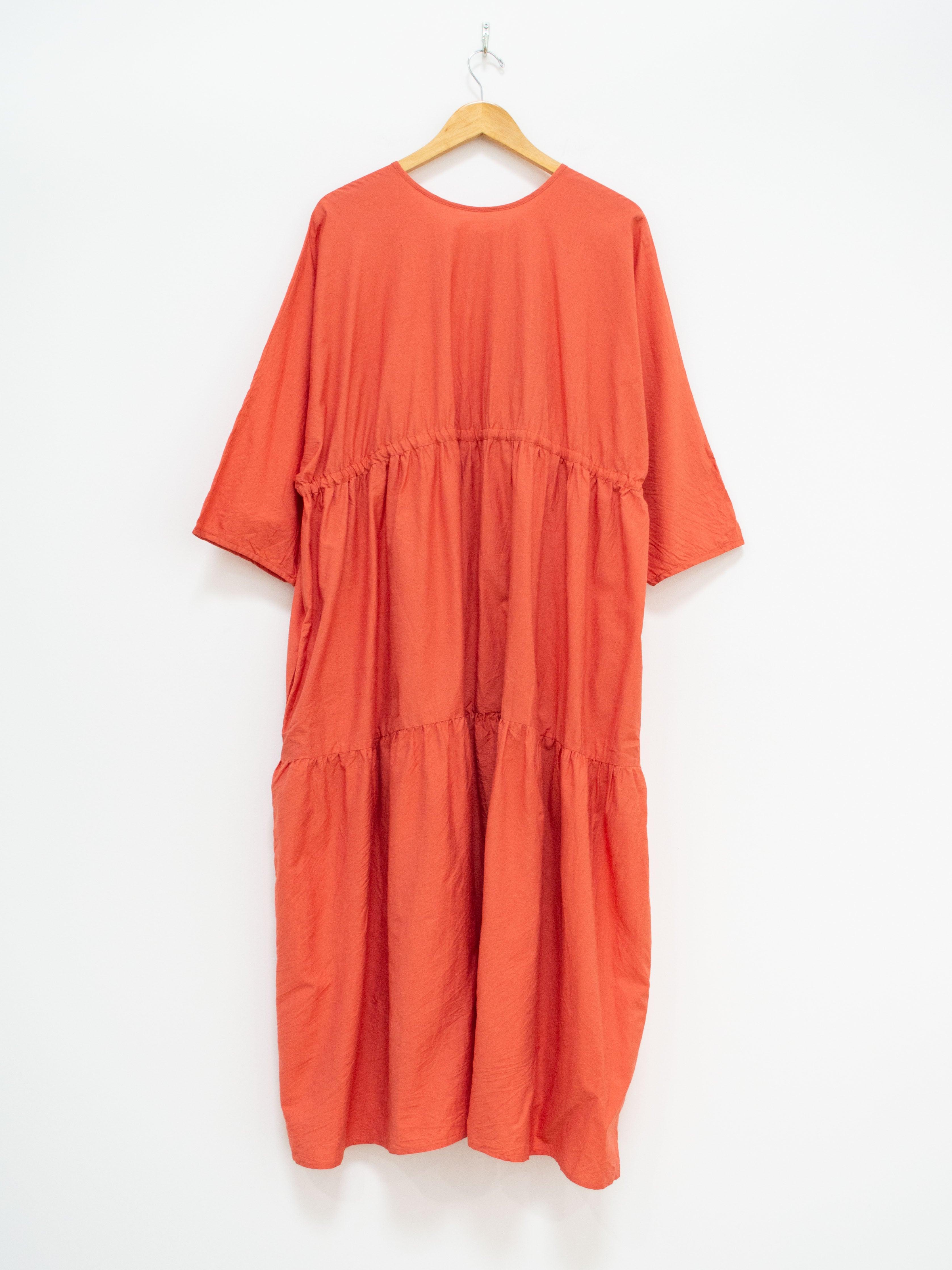Namu Shop - Veritecoeur Co / Silk Two Way Dress - Orange Red
