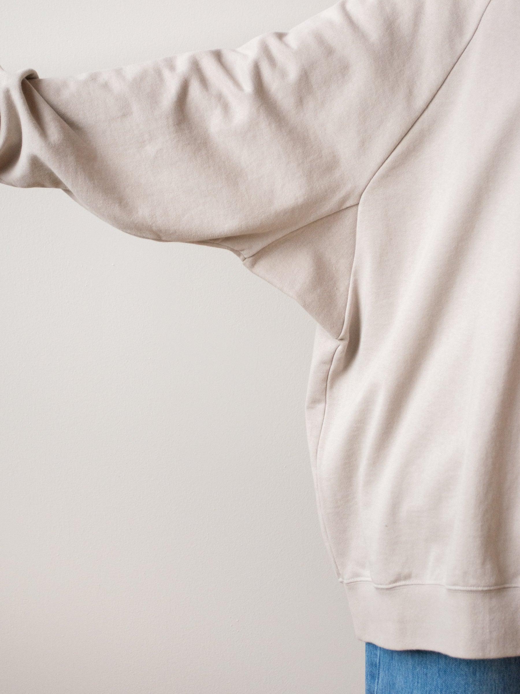 Namu Shop - Veritecoeur Cotton Big Sweatshirt - Beige