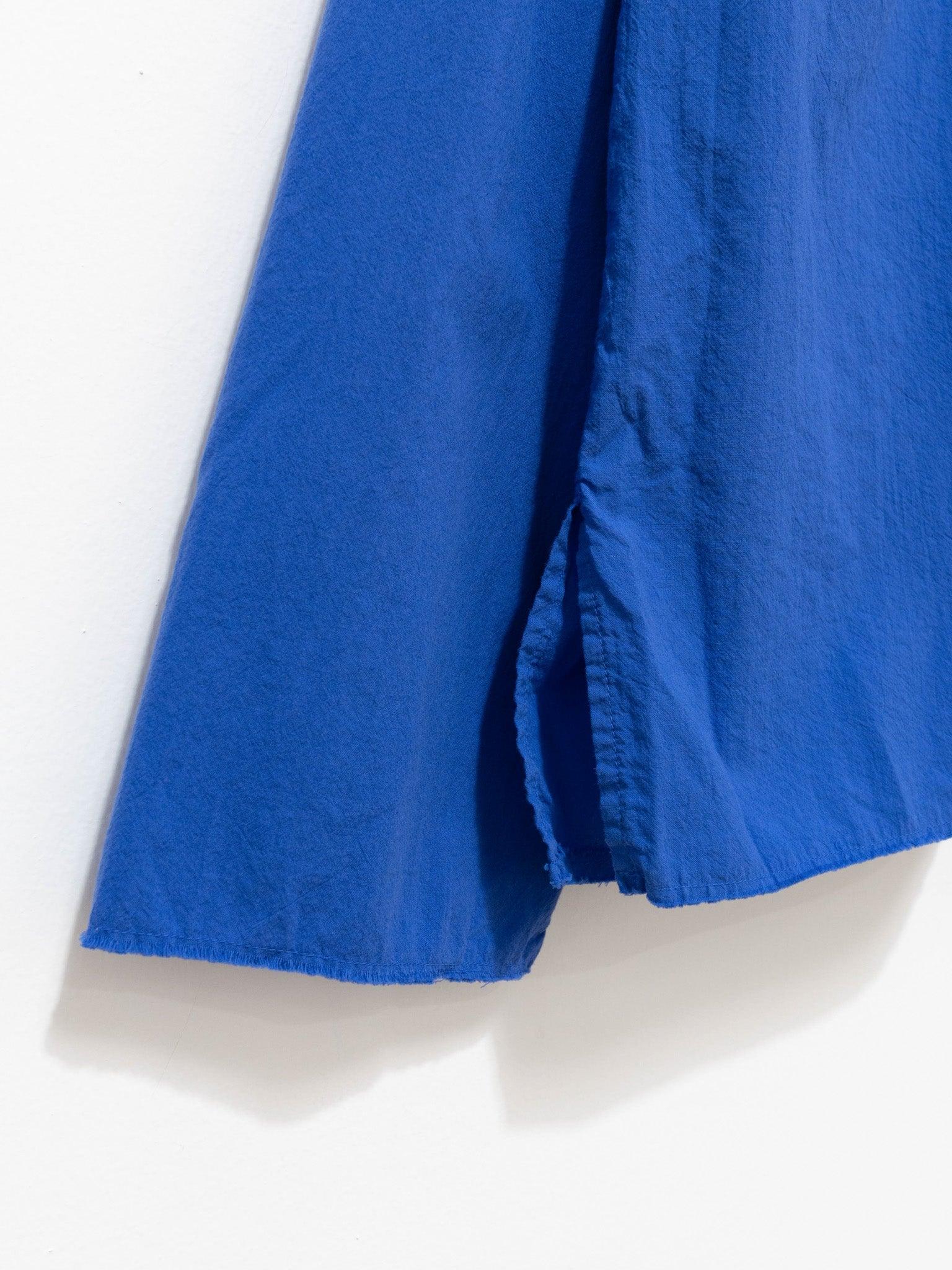 Namu Shop - Veritecoeur Cotton Lawn BD Shirt - Blue