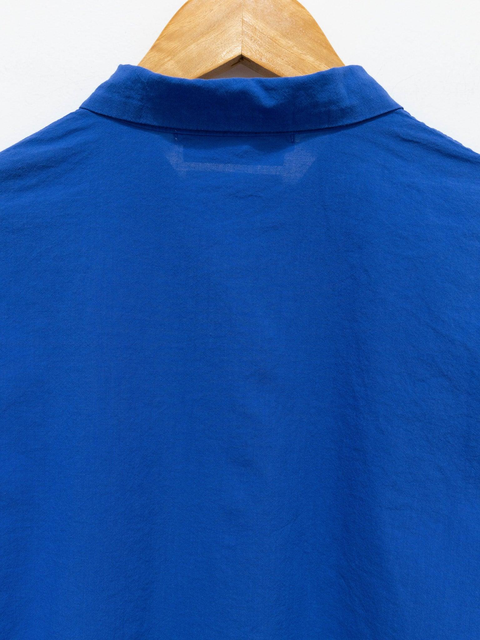 Namu Shop - Veritecoeur Cotton Lawn BD Shirt - Blue