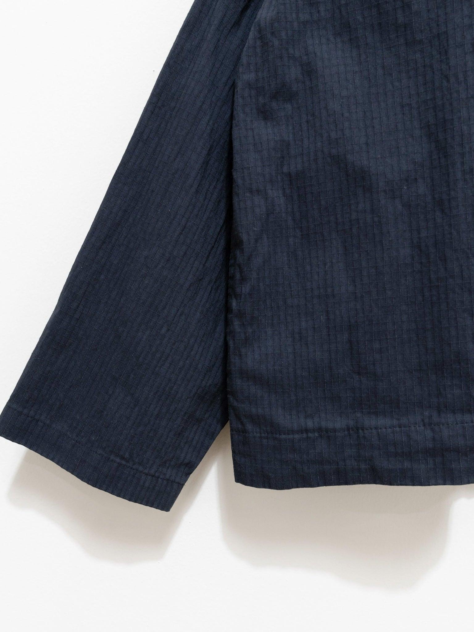 Namu Shop - Veritecoeur Cotton Nylon Ripstop Shirt Jacket - Dark Navy
