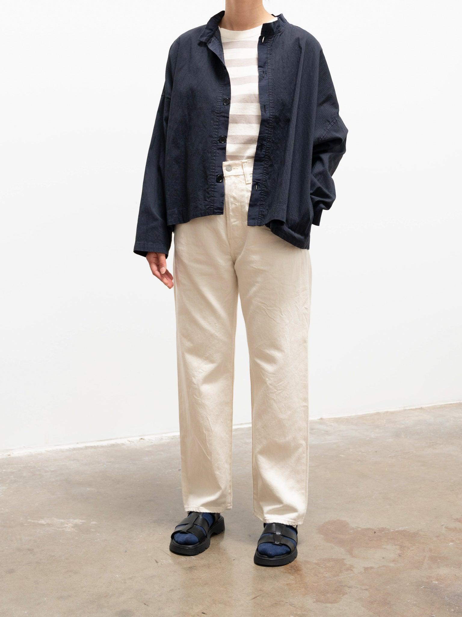 Namu Shop - Veritecoeur Cotton Nylon Ripstop Shirt Jacket - Dark Navy