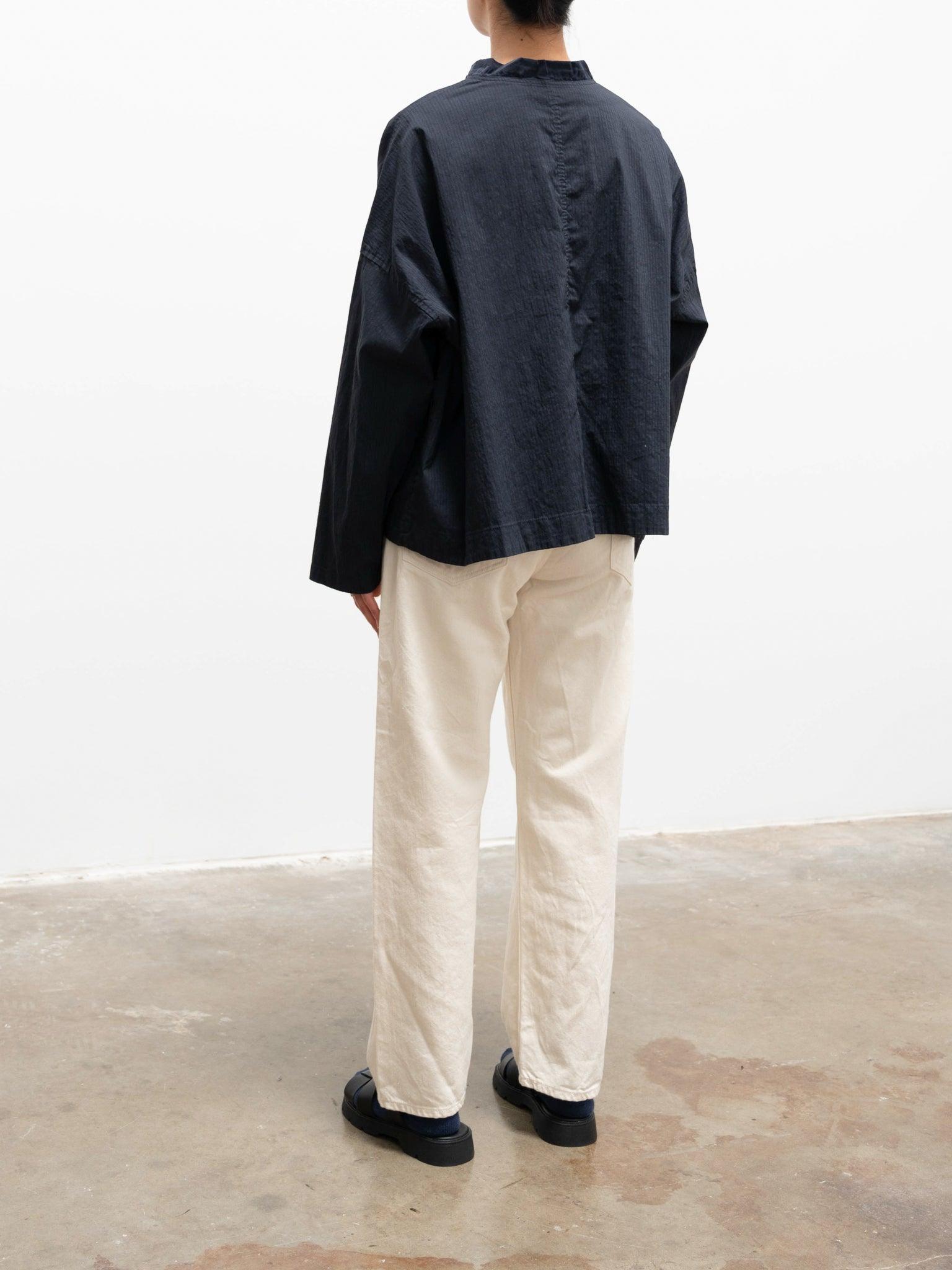 Namu Shop - Veritecoeur Cotton Nylon Ripstop Shirt Jacket - Dark Navy