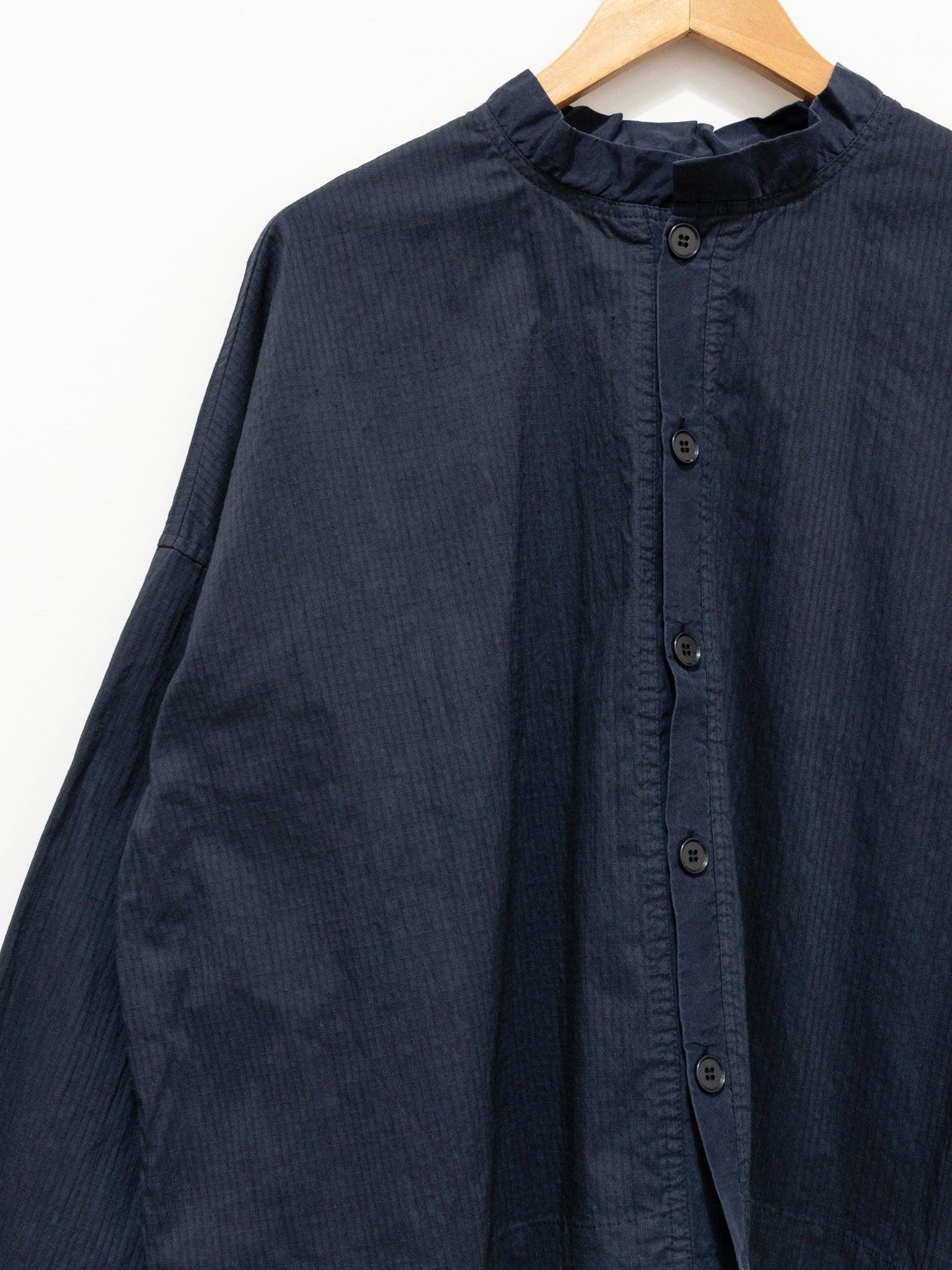 Namu Shop - Veritecoeur Cotton Nylon Ripstop Shirt Jacket - Dark Navy