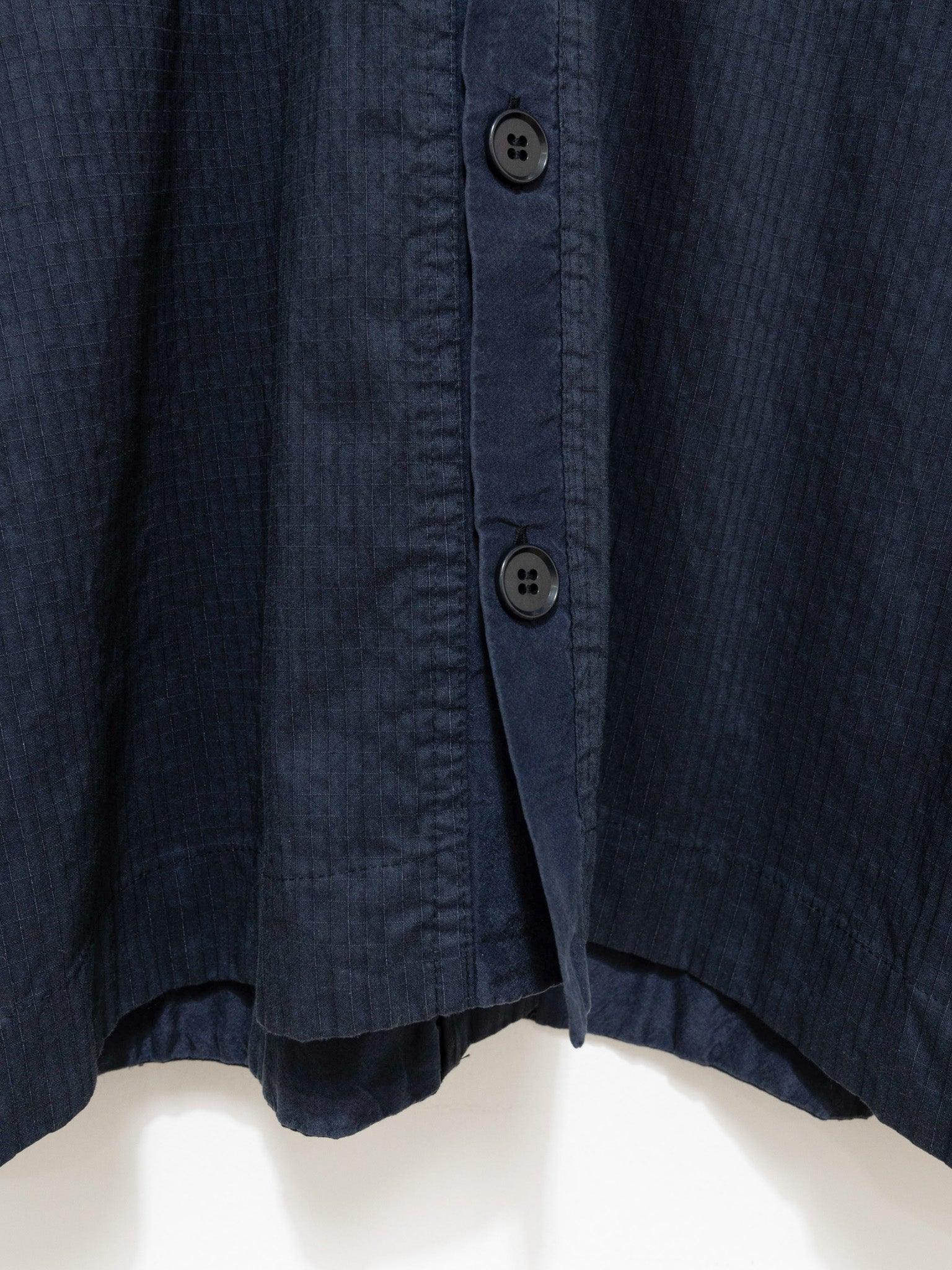 Namu Shop - Veritecoeur Cotton Nylon Ripstop Shirt Jacket - Dark Navy