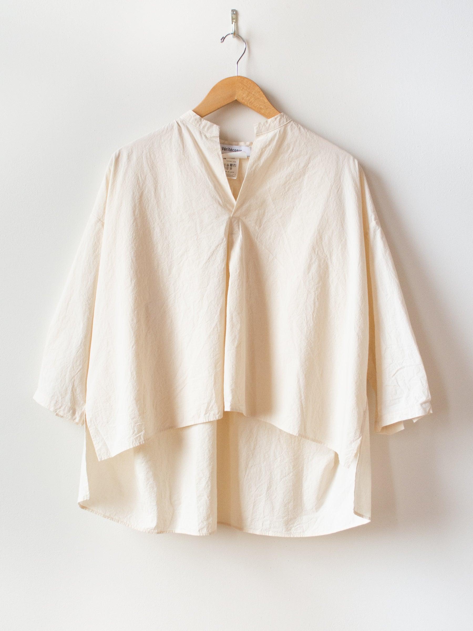 Namu Shop - Veritecoeur Cotton Pullover Top - Kinari