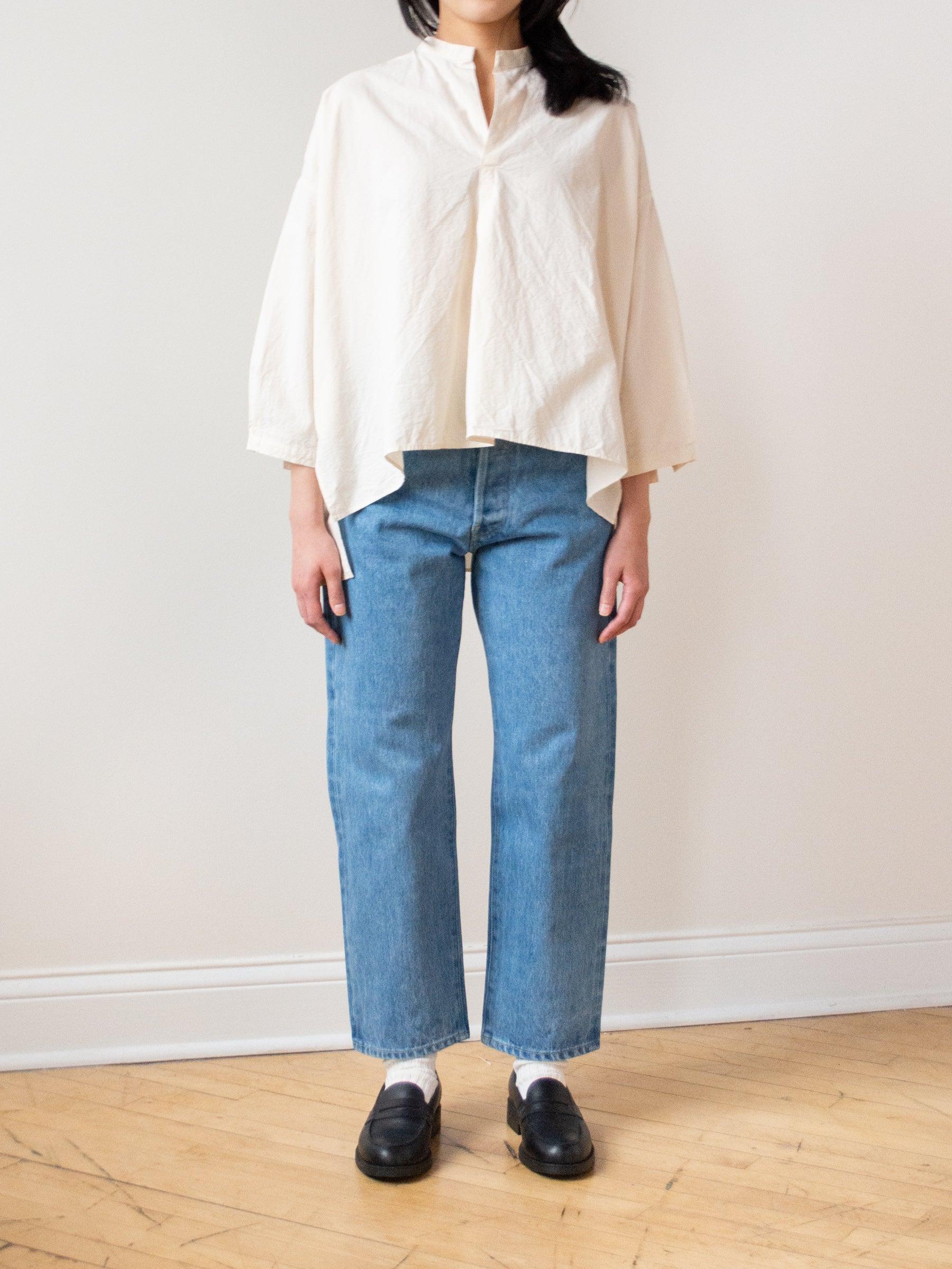 Namu Shop - Veritecoeur Cotton Pullover Top - Kinari