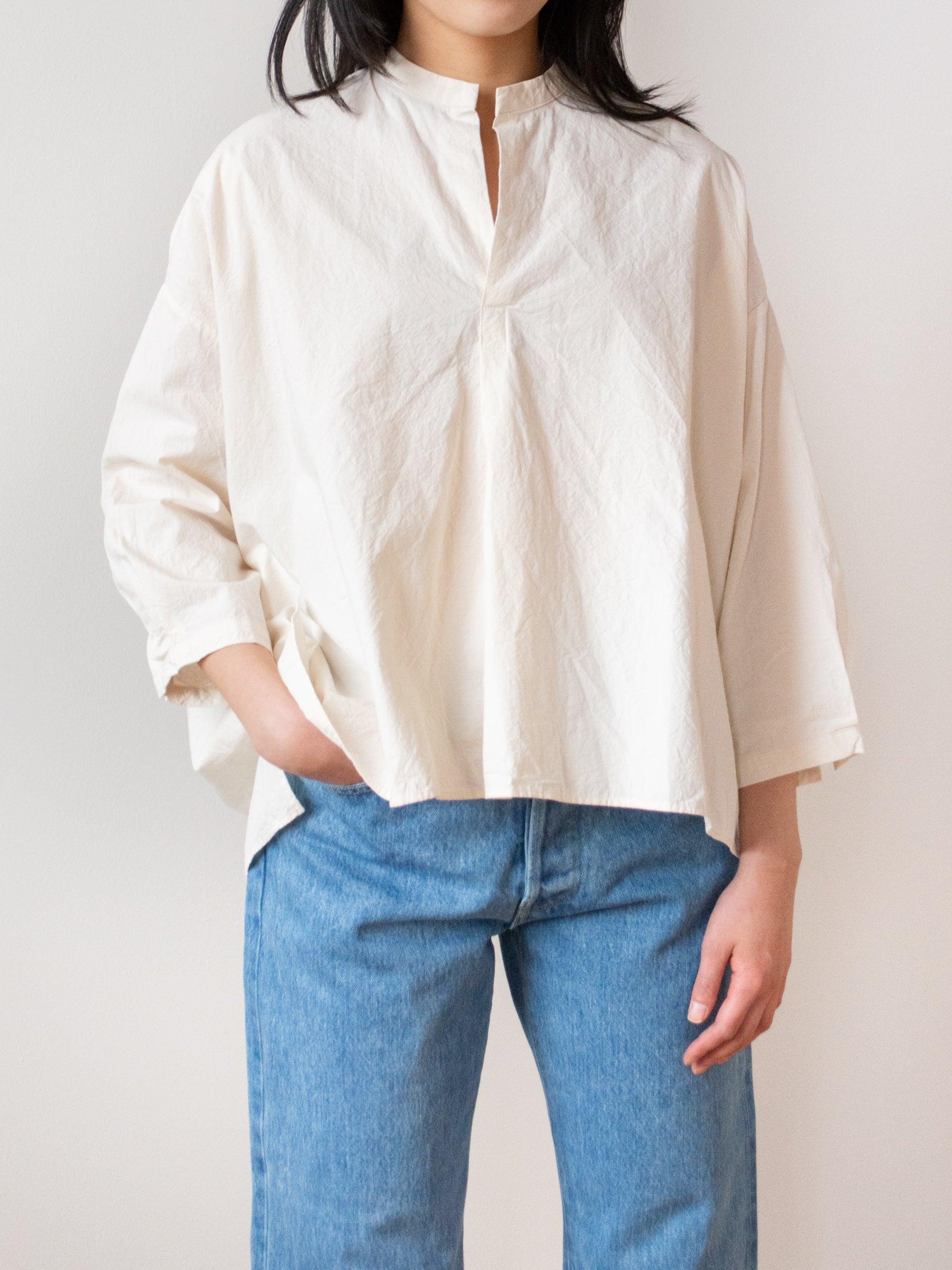 Namu Shop - Veritecoeur Cotton Pullover Top - Kinari