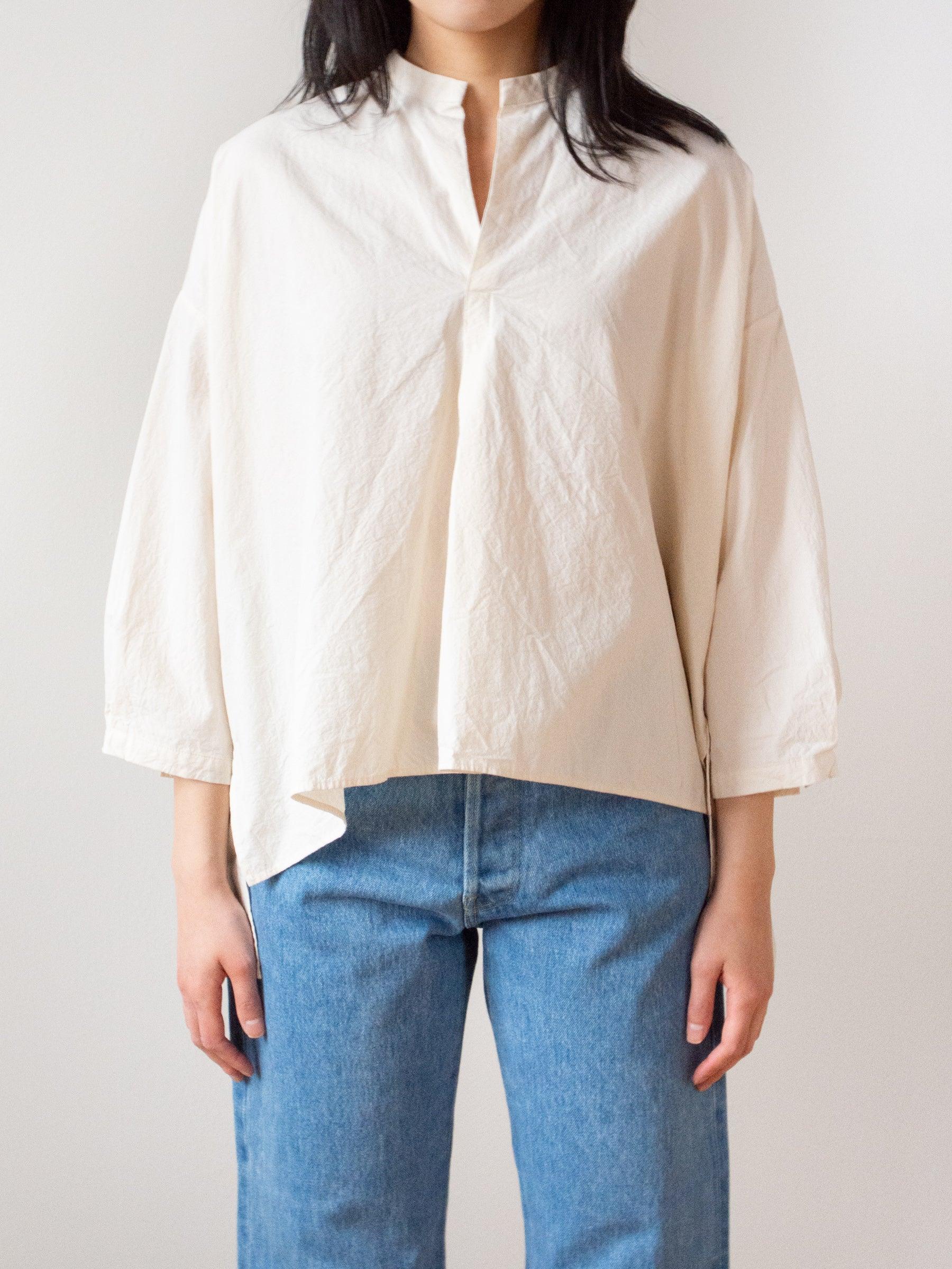 Namu Shop - Veritecoeur Cotton Pullover Top - Kinari