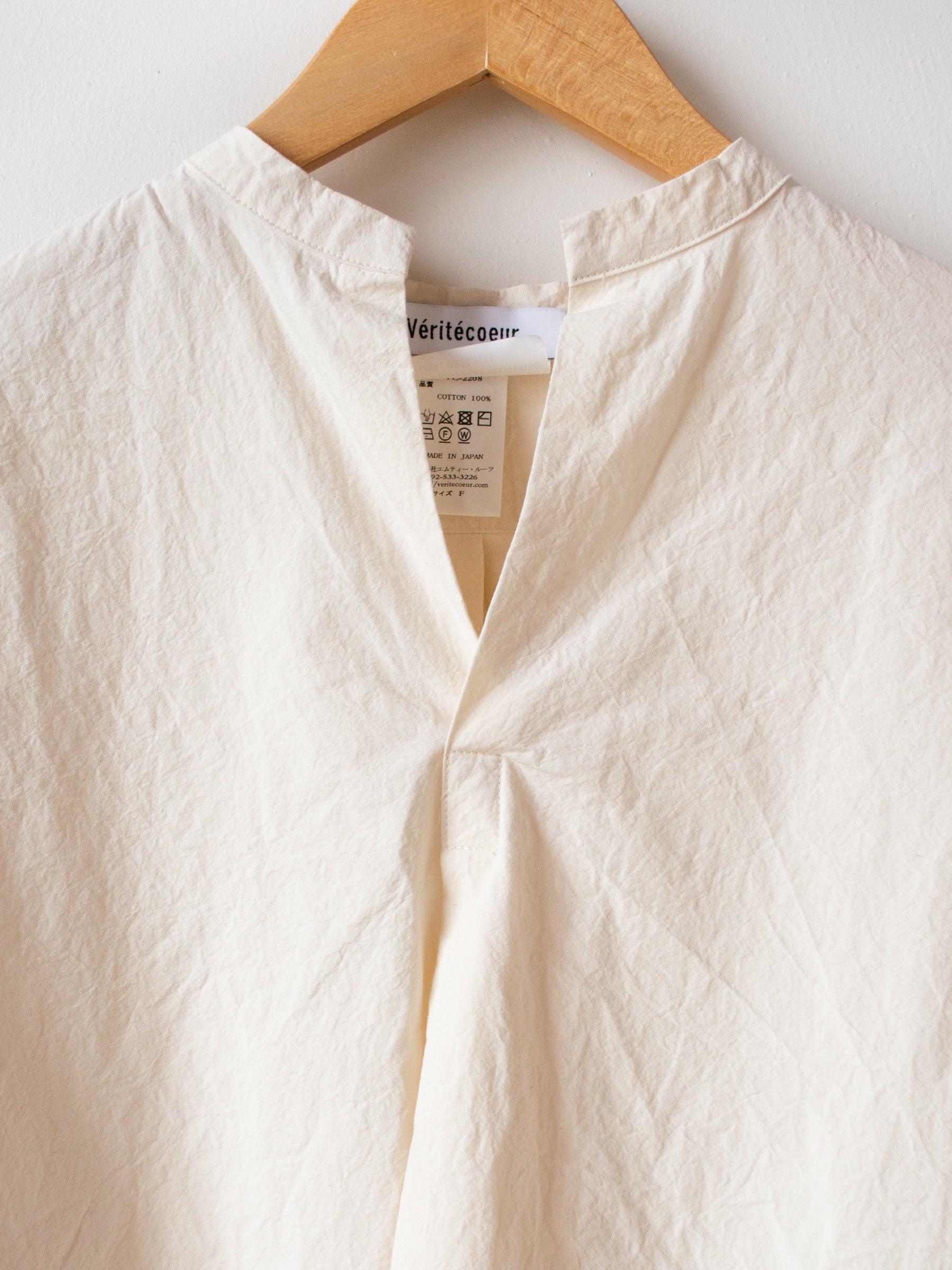 Namu Shop - Veritecoeur Cotton Pullover Top - Kinari