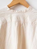 Namu Shop - Veritecoeur Cotton Pullover Top - Kinari