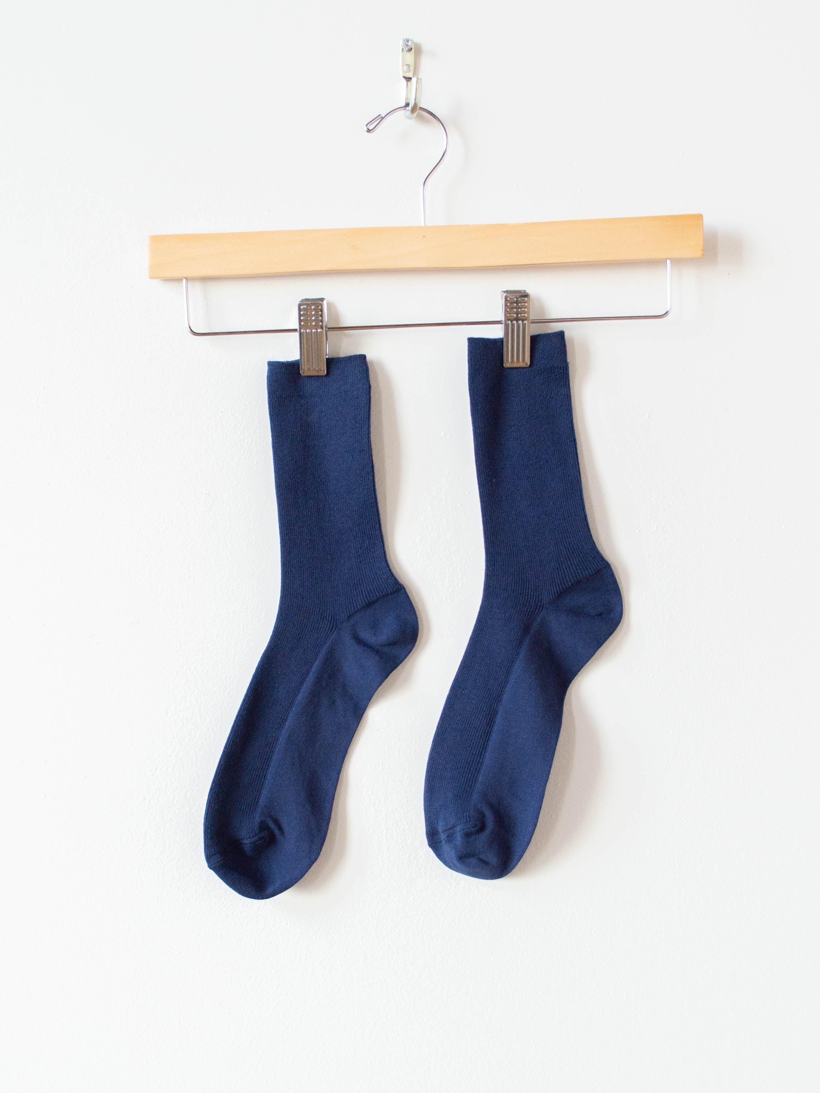 Namu Shop - Veritecoeur Cotton Socks - Blue Navy