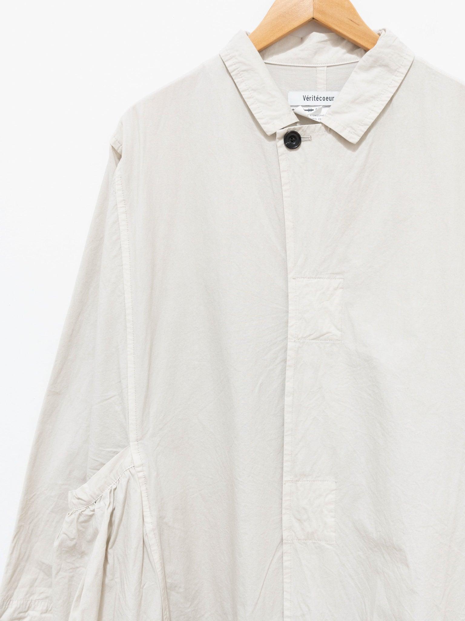 Namu Shop - Veritecoeur Gather Pocket Coat - Greige