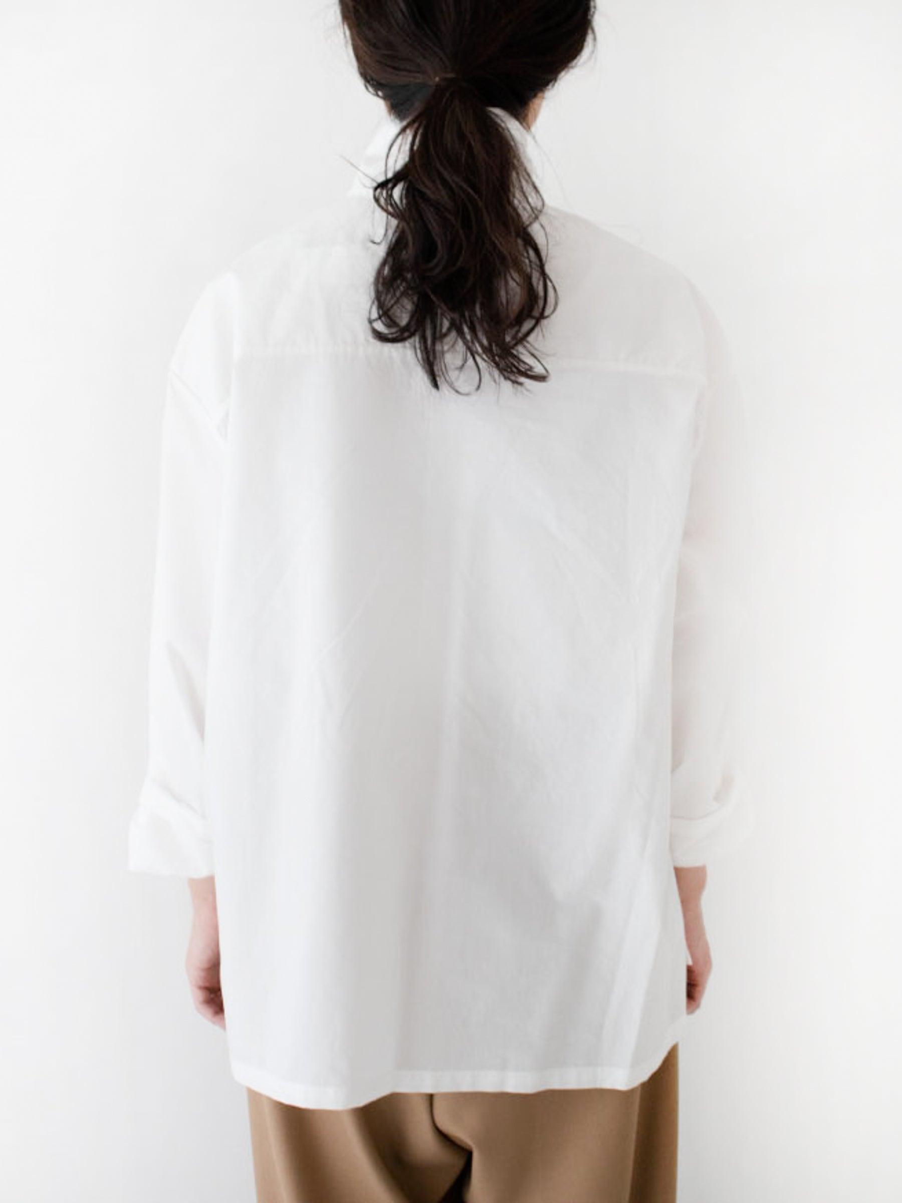 Namu Shop - Veritecoeur Lightweight High Neck Blouse