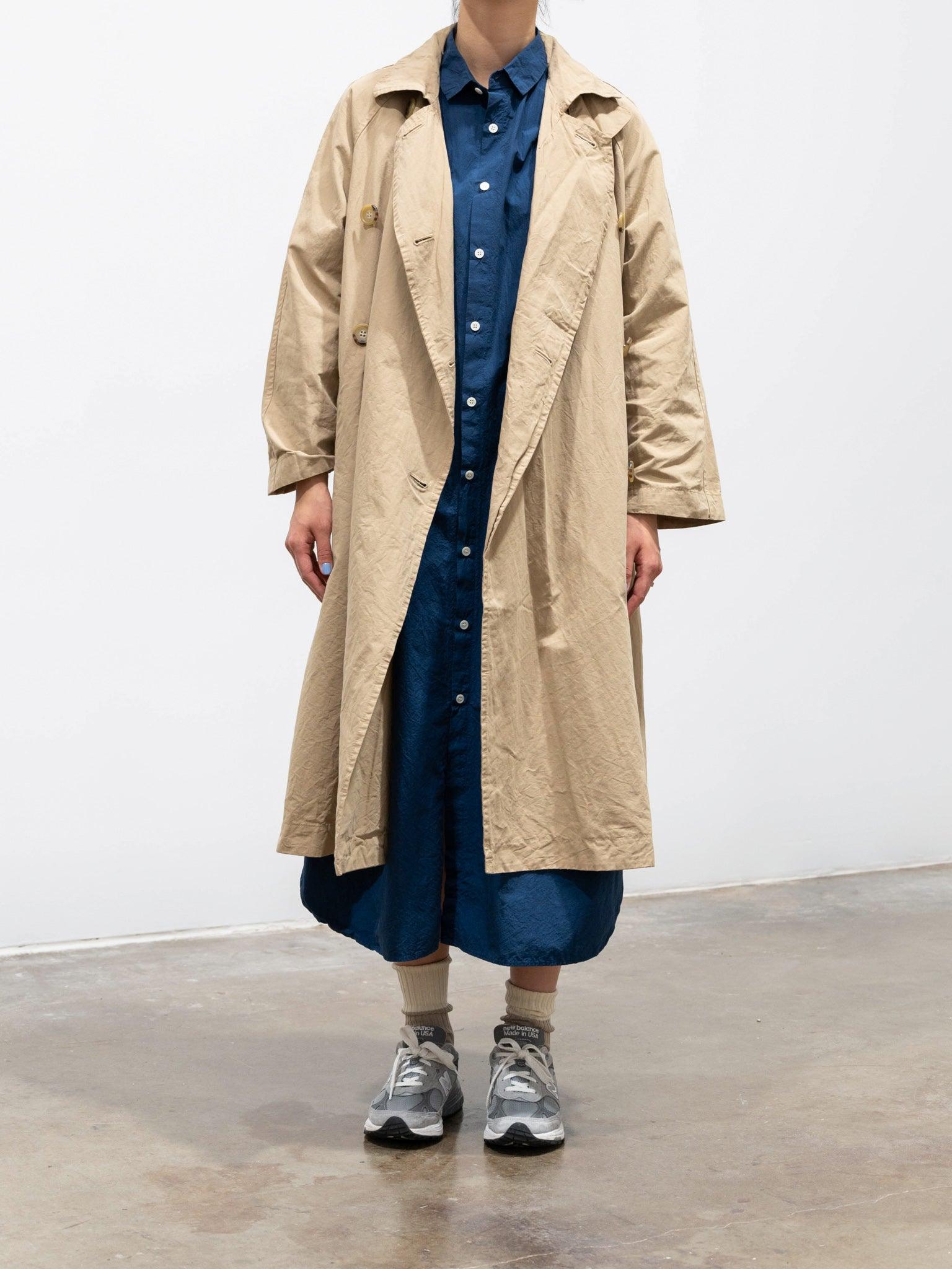 Namu Shop - Veritecoeur Long Shirt Dress - Navy