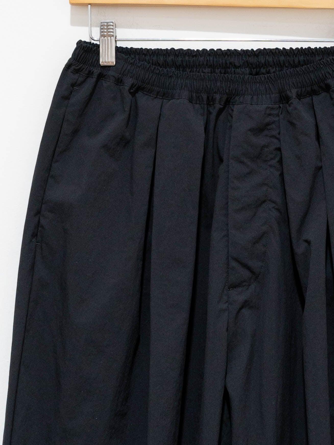Namu Shop - Veritecoeur Recycled Nylon Tucked Pants - Black