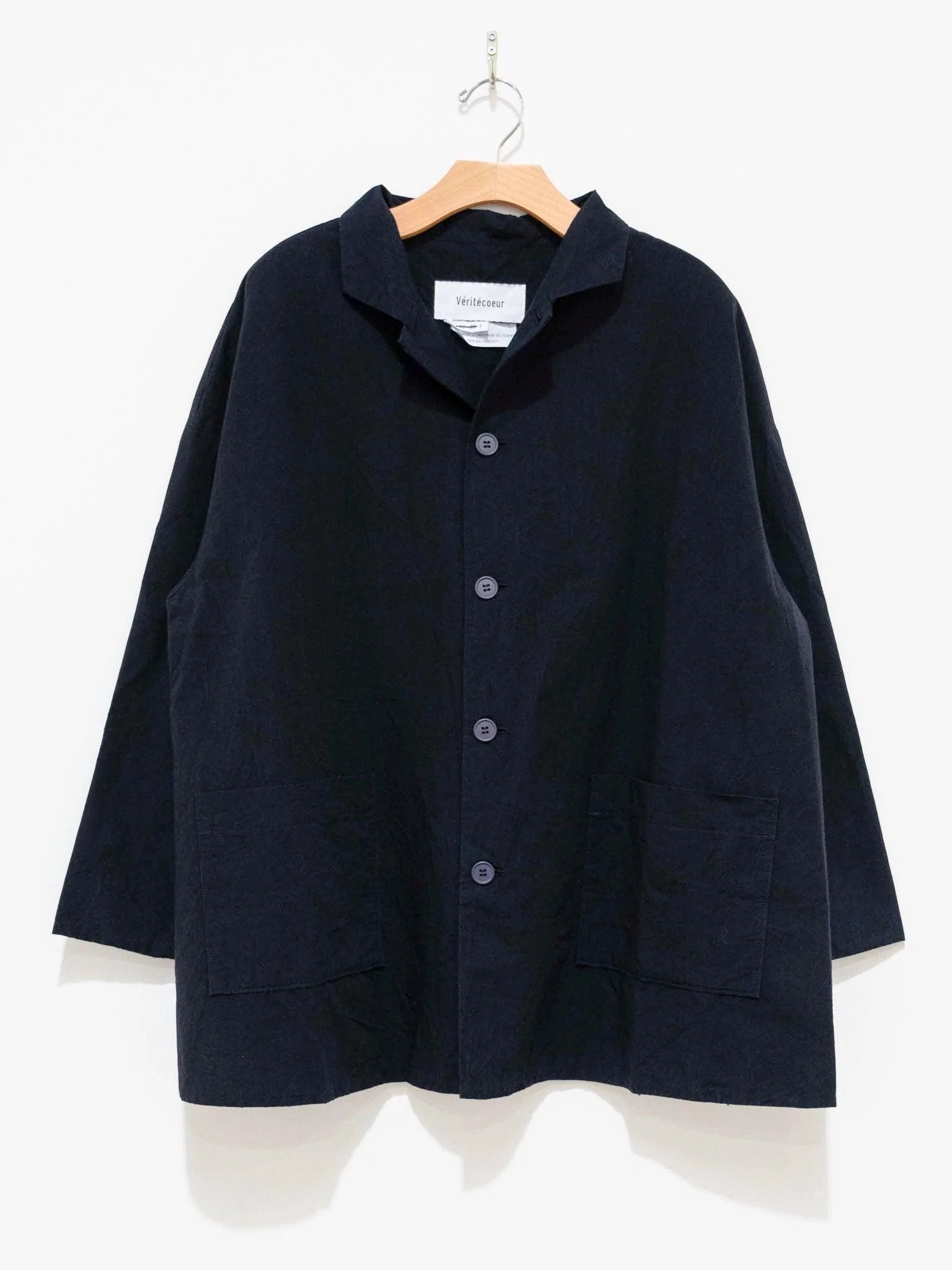 Namu Shop - Veritecoeur Relaxed Chore Jacket - Dark Navy