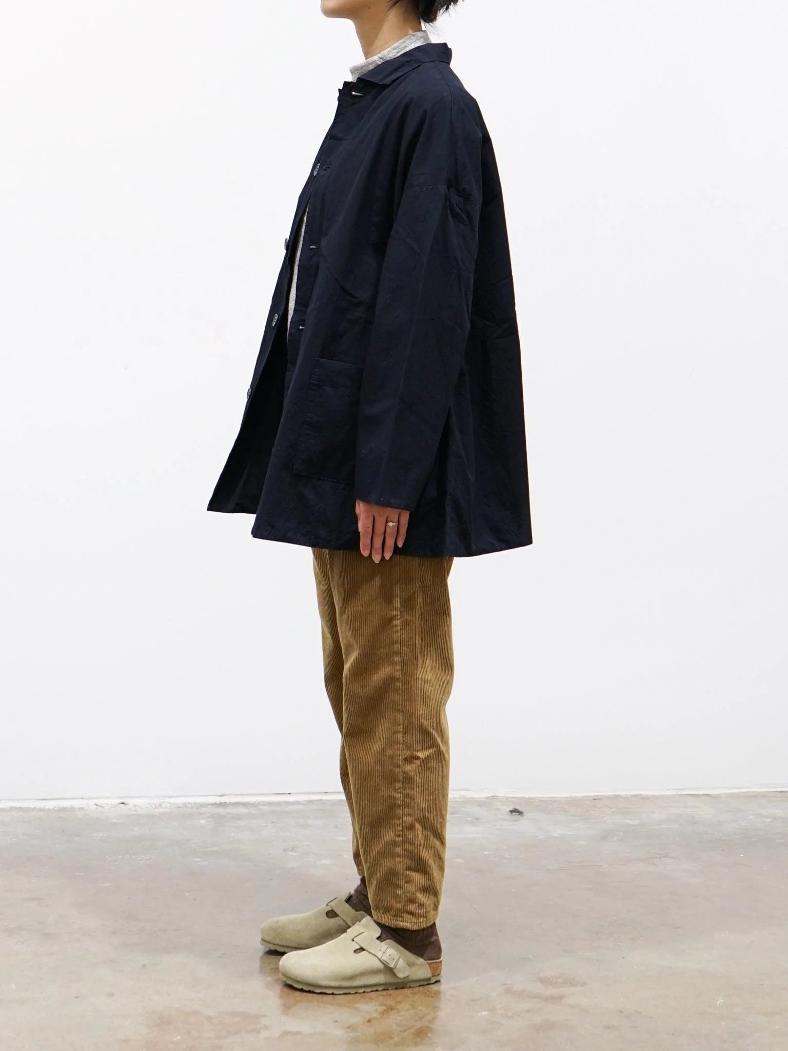 Namu Shop - Veritecoeur Relaxed Chore Jacket - Dark Navy