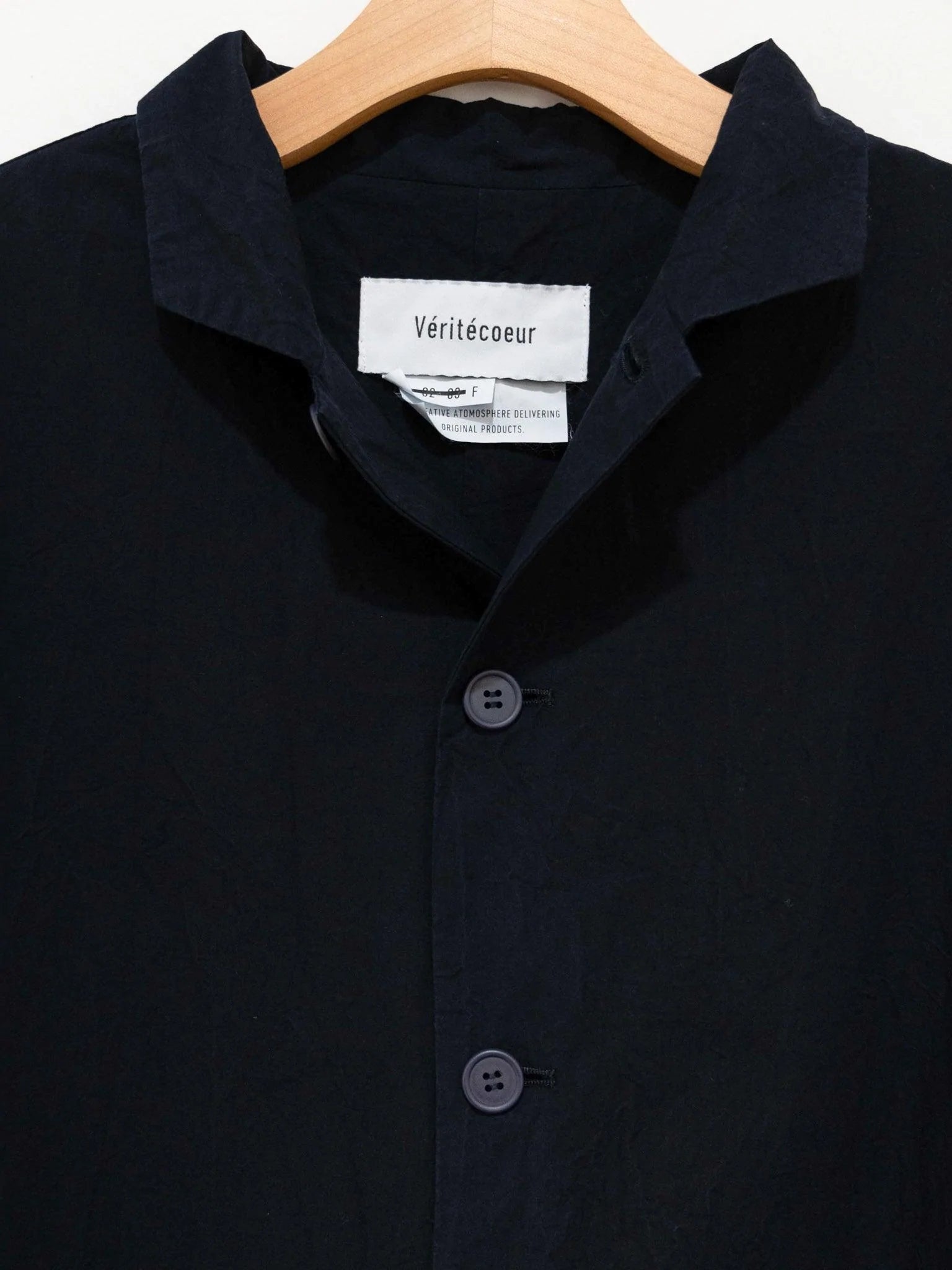 Namu Shop - Veritecoeur Relaxed Chore Jacket - Dark Navy