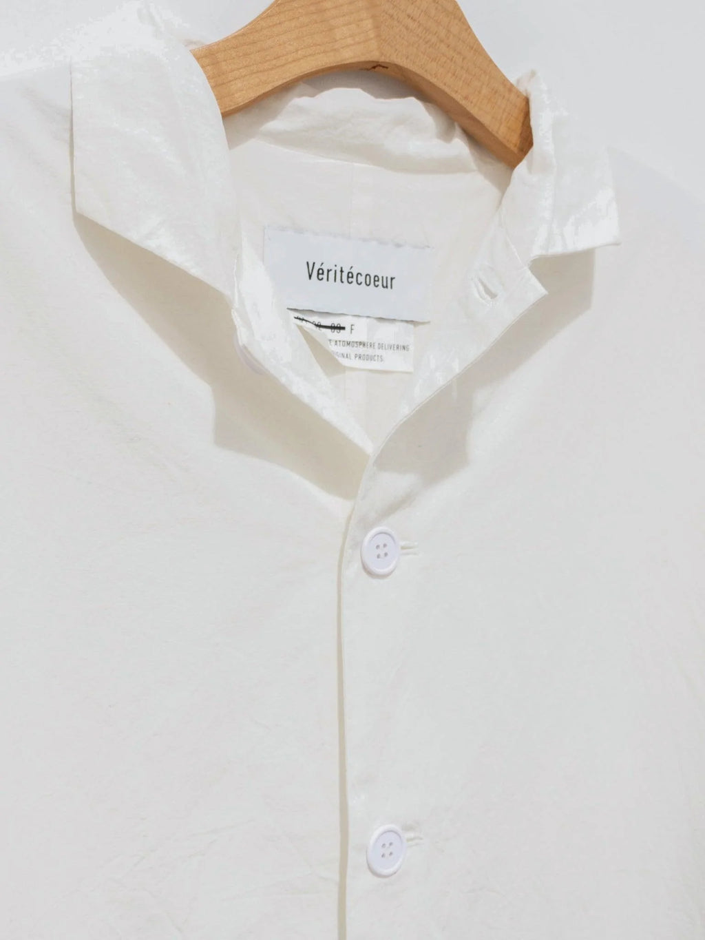 Namu Shop - Veritecoeur Relaxed Chore Jacket - White