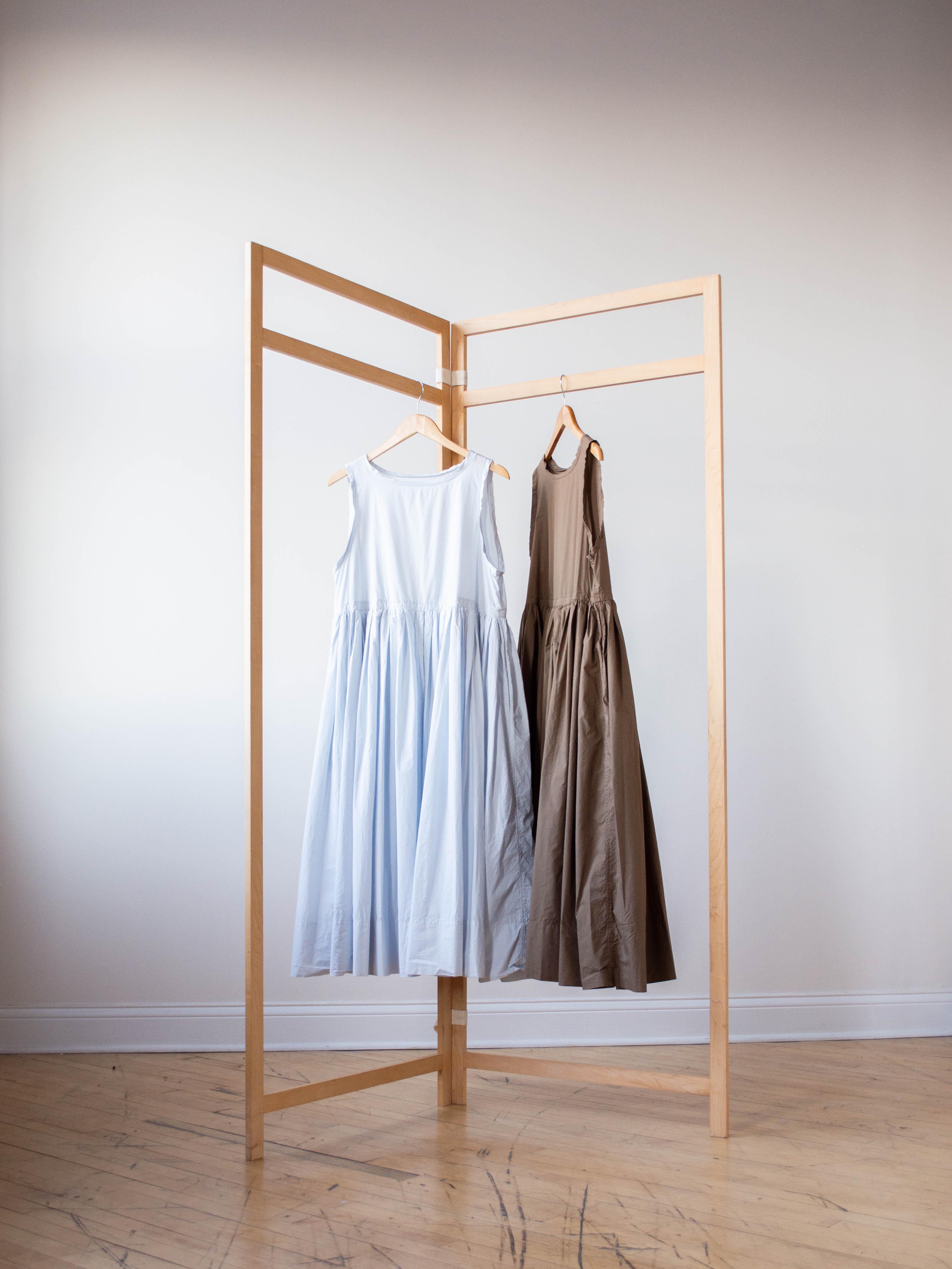 Namu Shop - Veritecoeur Sleeveless Gather Dress - Walnut