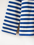 Namu Shop - Veritecoeur Striped Tee - Sand x Blue