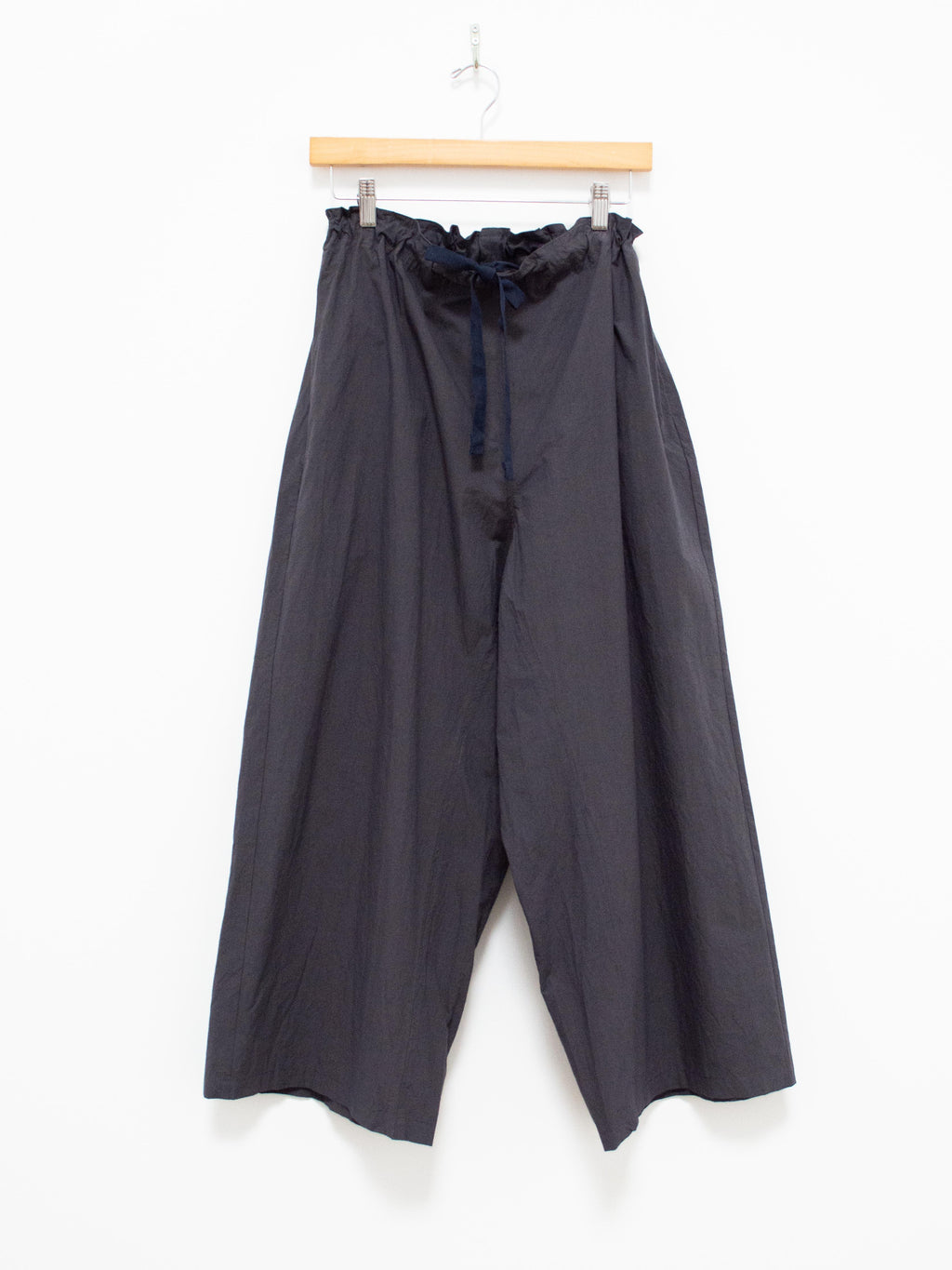Namu Shop - Veritecoeur Typewriter Cotton Drawstring Pants - Charcoal