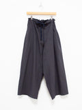 Namu Shop - Veritecoeur Typewriter Cotton Drawstring Pants - Charcoal