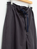 Namu Shop - Veritecoeur Typewriter Cotton Drawstring Pants - Charcoal