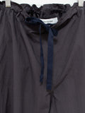 Namu Shop - Veritecoeur Typewriter Cotton Drawstring Pants - Charcoal