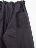 Namu Shop - Veritecoeur Typewriter Cotton Drawstring Pants - Charcoal