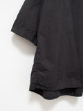Namu Shop - Veritecoeur Typewriter Cotton Gather Back Shirt - Charcoal