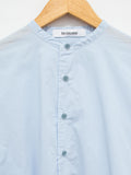 Namu Shop - Veritecoeur Typewriter Cotton Gather Back Shirt - Light Blue