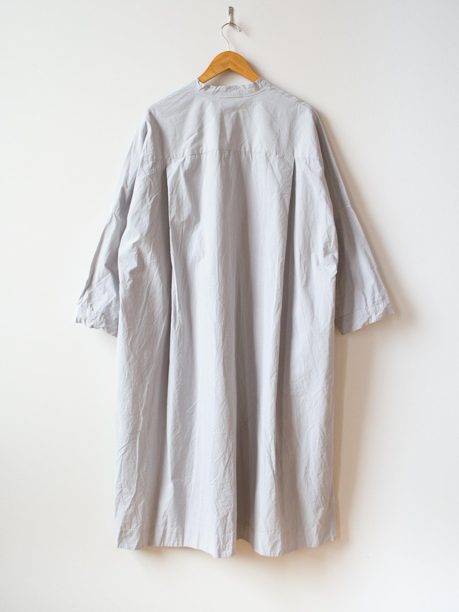 Namu Shop - Veritecoeur Typewriter Cotton Shirt Dress - Ash