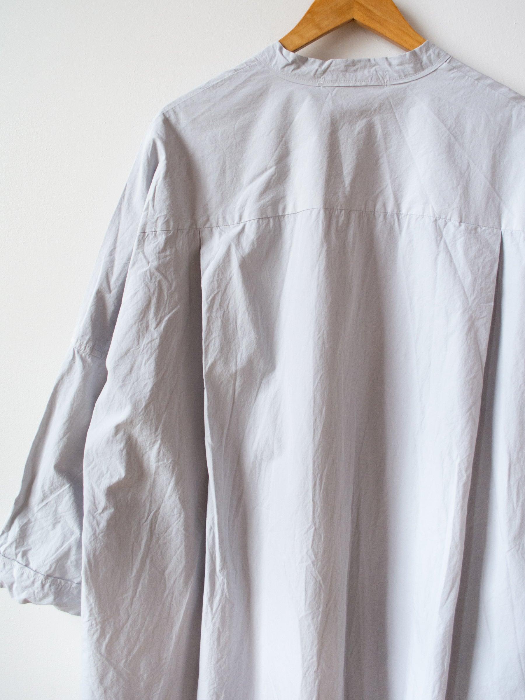 Namu Shop - Veritecoeur Typewriter Cotton Shirt Dress - Ash