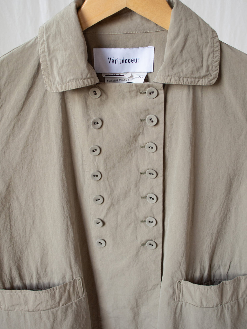 Namu Shop - Veritecoeur Typewriter Cotton Shirt Jacket